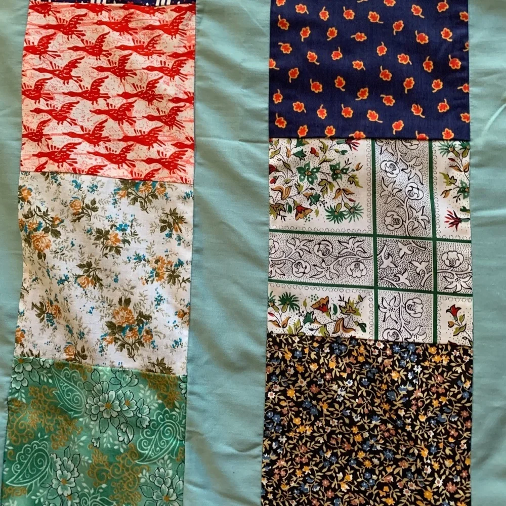 Quilt Patchwork Flowers Floral Paisley